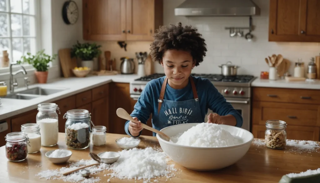 fausse neige recette